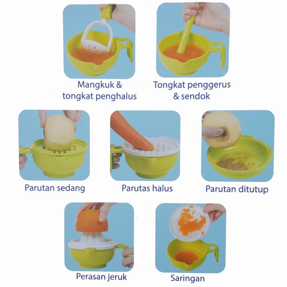 Baby Safe AP014 Multi Food Grinding Set Food Maker Makanan Bayi MPASI