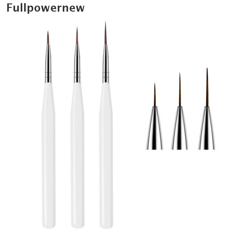 [FULL] 3pcs/set Nail Art Liner Painting Pen light therapy carving pen Brush Acrylic UV