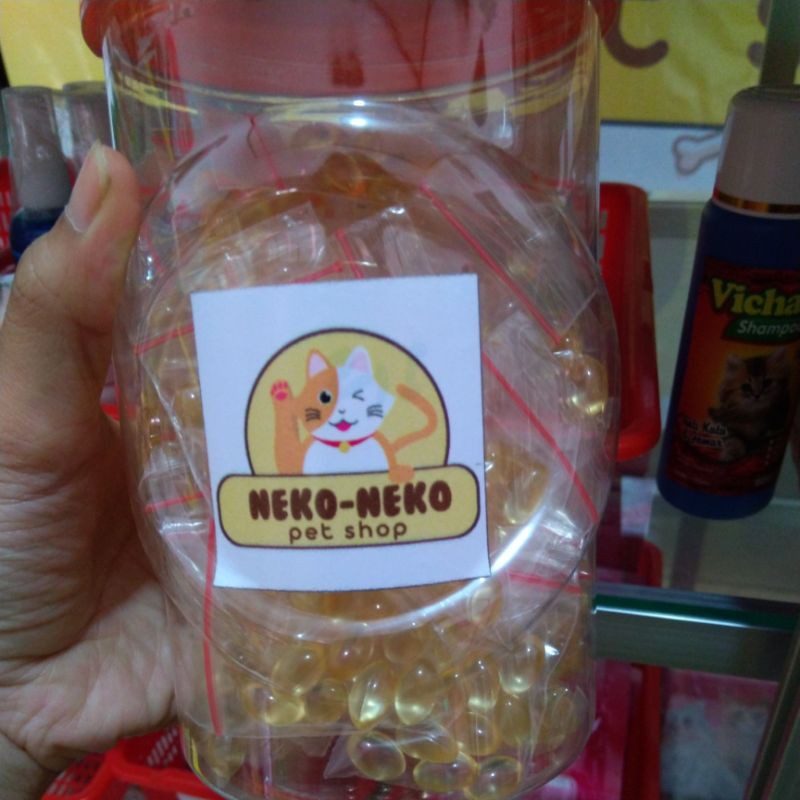 minyak ikan untuk kucing ecer