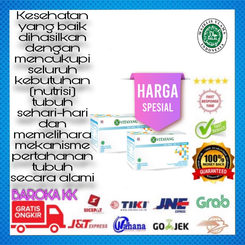 

2 Box Susu Skim Bubuk