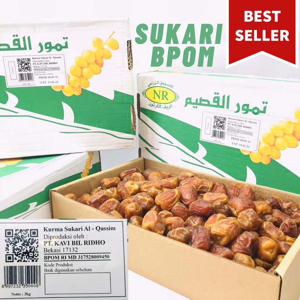 

Kurma Sukari Al-Qassim - 3kg