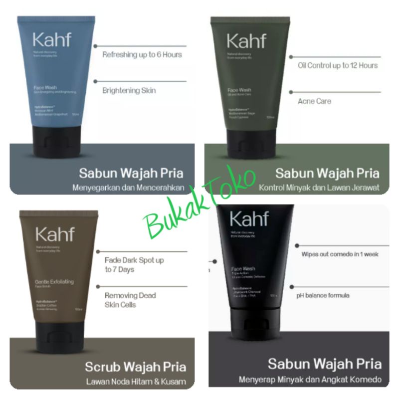 Kahf Face wash | Sabun Muka 100ml