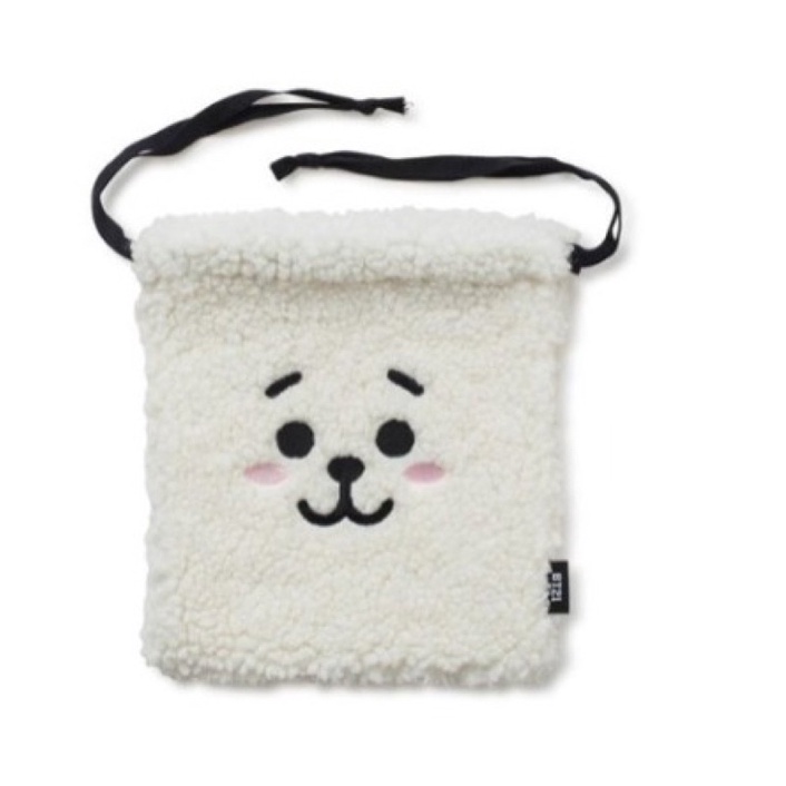 RJ POUCH FROM LINE FRIENDS BT21 FLEECE HOODIE JACKET