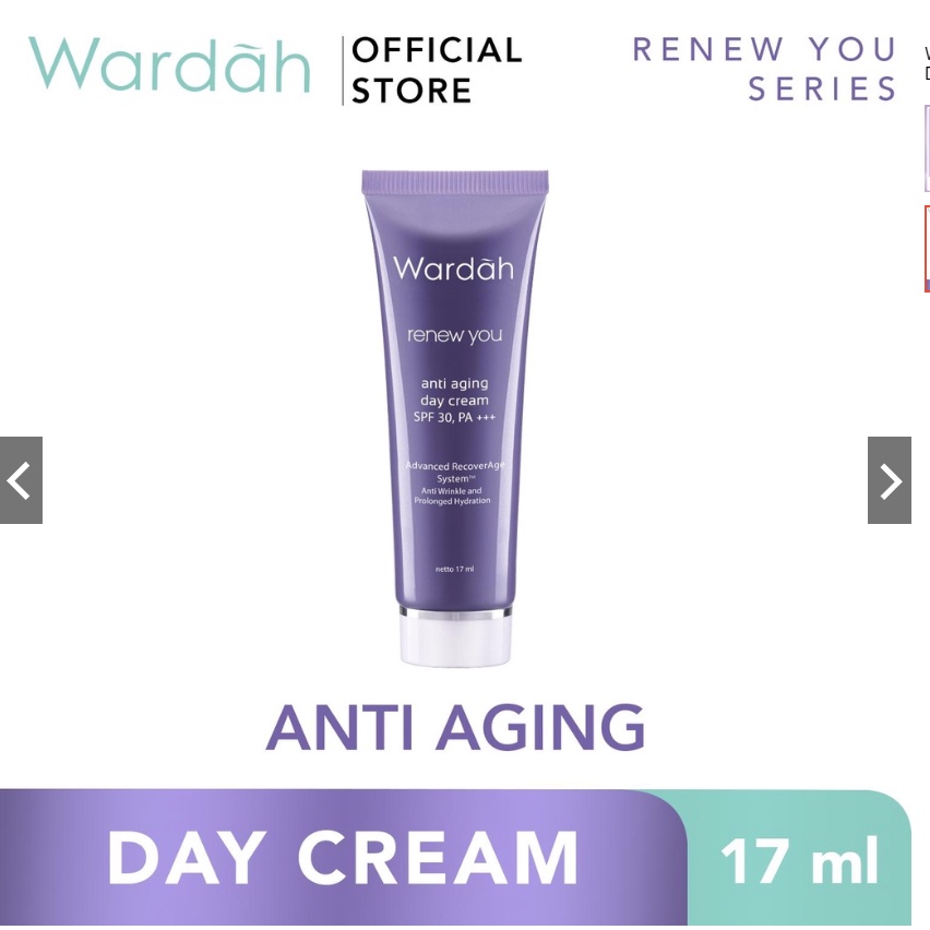WARDAH PAKET RENEW YOU ( DAY / NIGHT 15 ML TUBE )