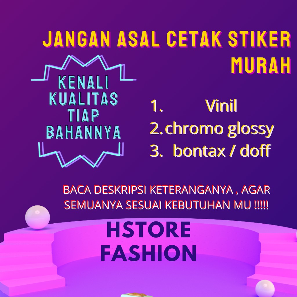 

Cetak Stiker Murah (EDUKASI) Kenali Jenis Dan Bahannya Agar Semuanya Sesuai Kebutuhan