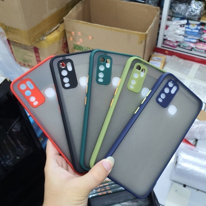 Soft CaseSamsung J6 Plus Case Matte Colour Transparan Hard Case Samsung J6 Plus