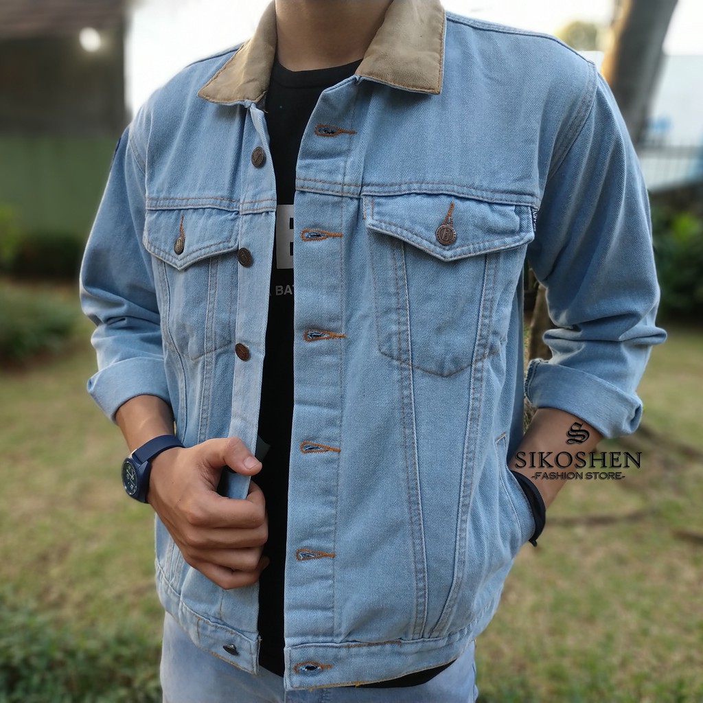 Jaket Dilan Jaket Jeans Denim High Quality / Jaket Pria