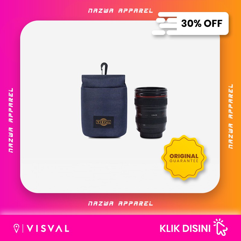 TAS KAMERA POUCH VISVAL TUNNEL LENS NAVY