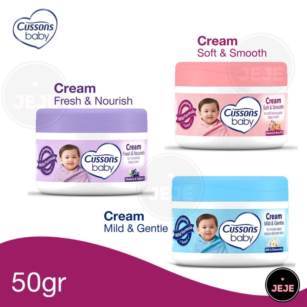 Cussons Baby Cream | Gentle Smooth Fresh Newborn Diaper Rash | Krim Kulit Bayi Cusson