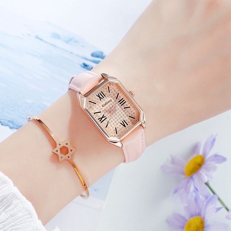 JAM Tangan WANITA RJ-008 Analog Gaya Retro Korea Trend 2022 Watch ulzzang