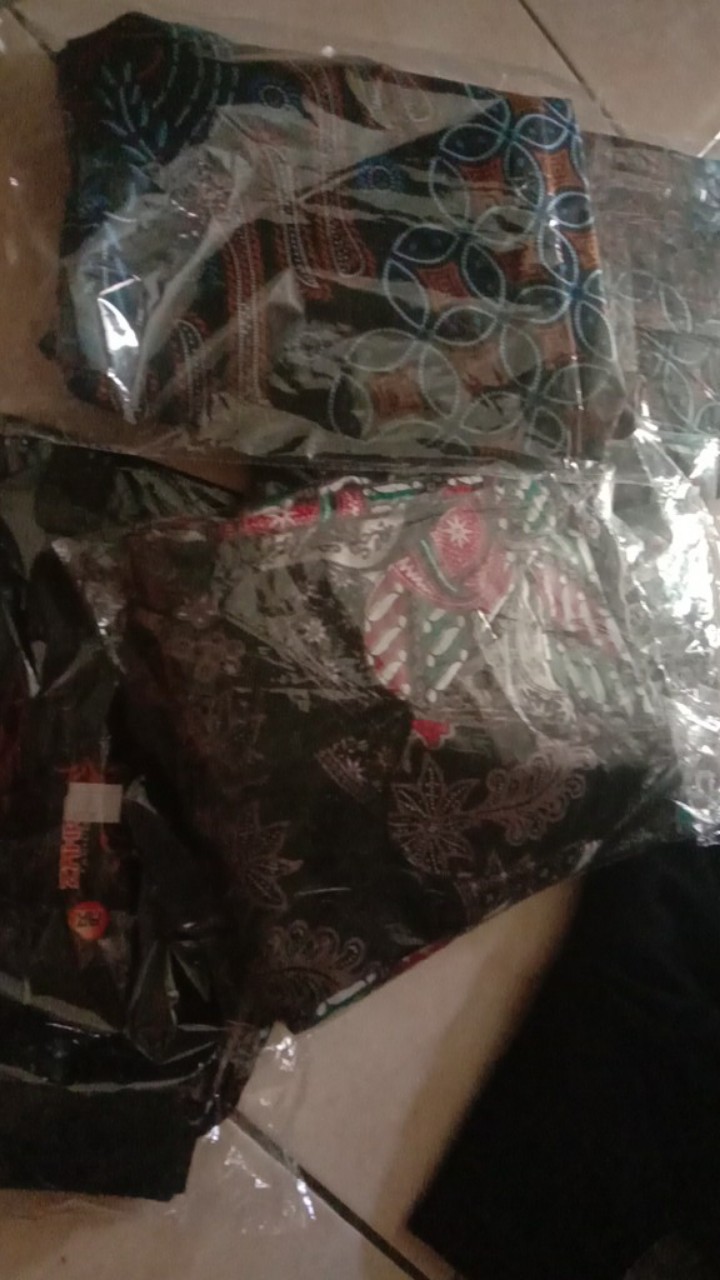 Terbaru Dan Termurah !!! 6 Varian Couple Gamis Longdress Batik