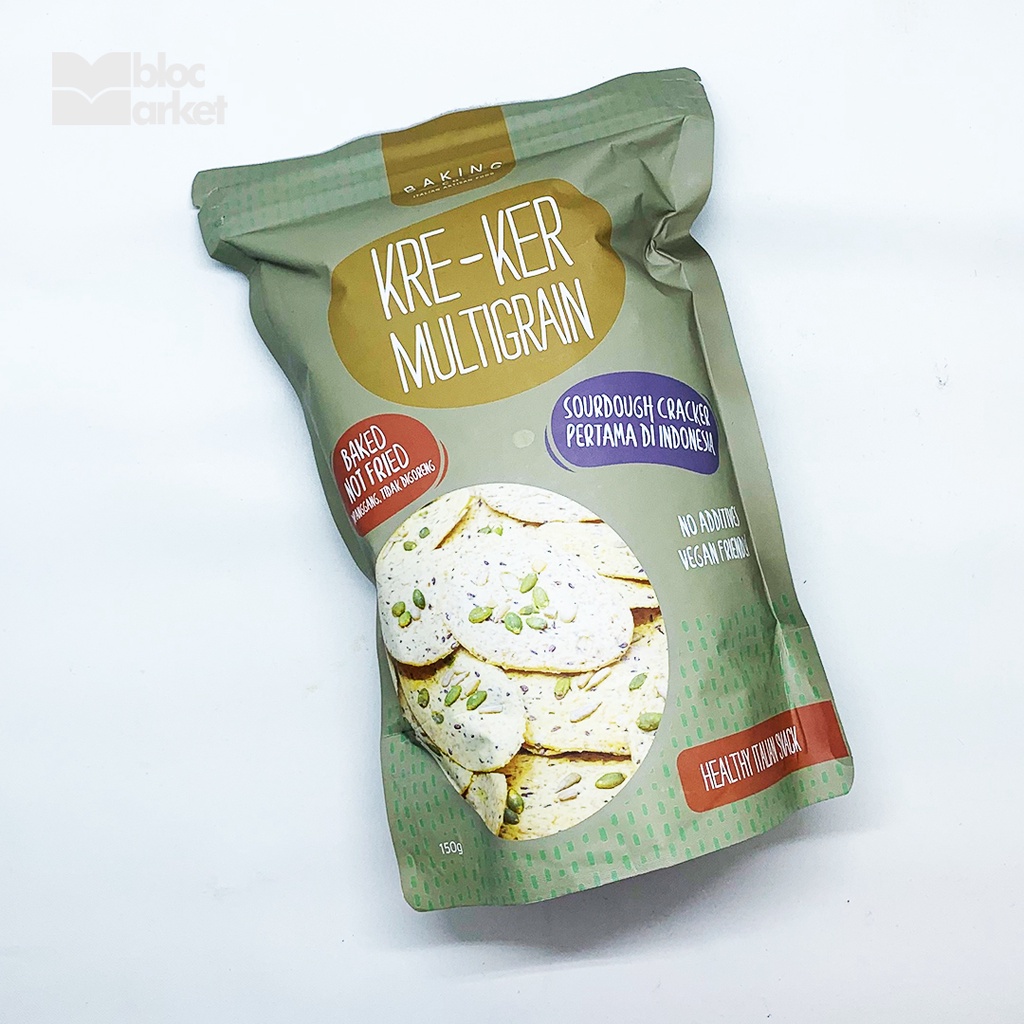 

BAKING CO KRE-KER MULTIGRAIN 150gr | SNACK SEHAT
