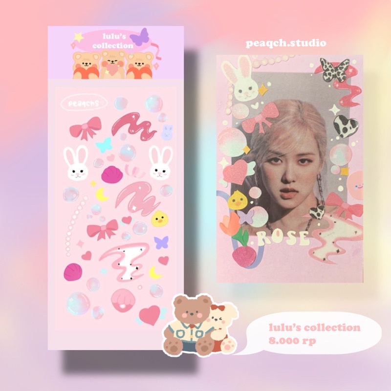 

Lulu collection sticker sheet
