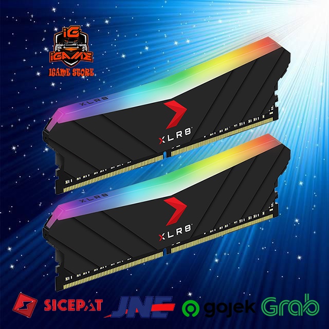 PNY XLR8 RGB DDR4 32GB (16GBX2) 3200Mhz NAMPOL GAN