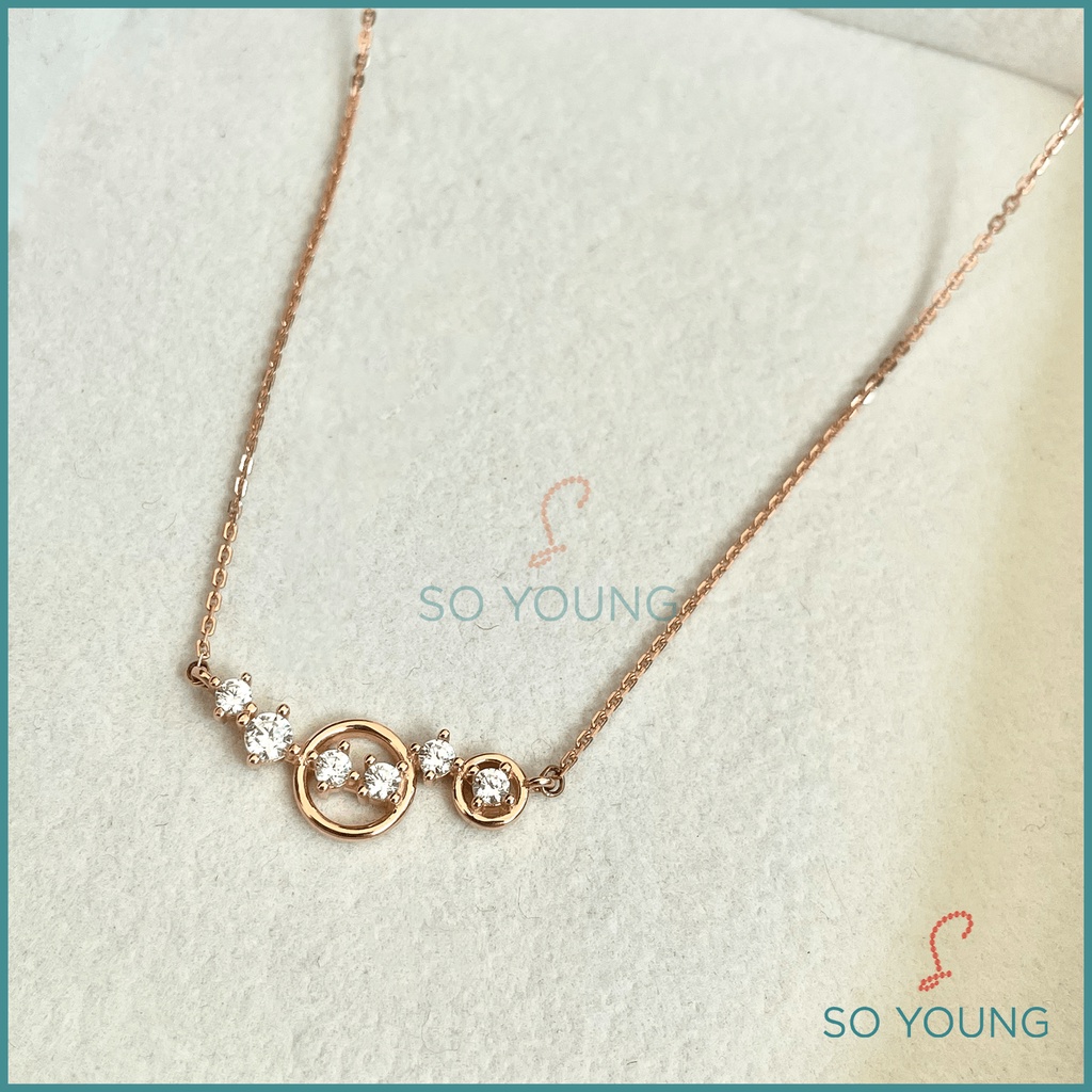 Kalung Sandra Dewi Gold Galaxy Interstellar Vol. 2 NC210183 Kadar 18K