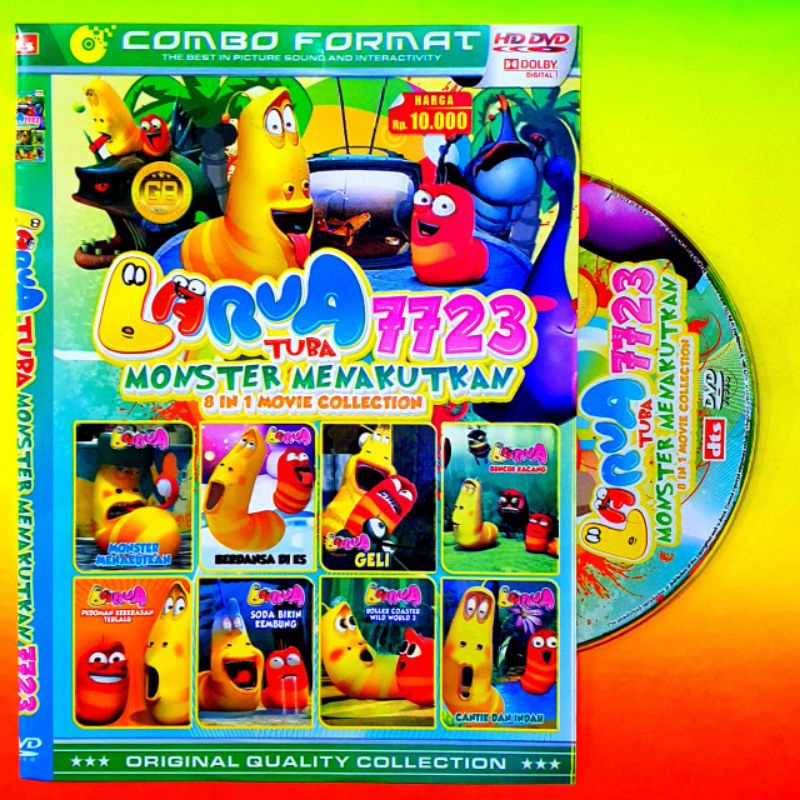 TERLARIS Kaset Film Larva Animasi Collection - Dvd Film Kartun Movie
