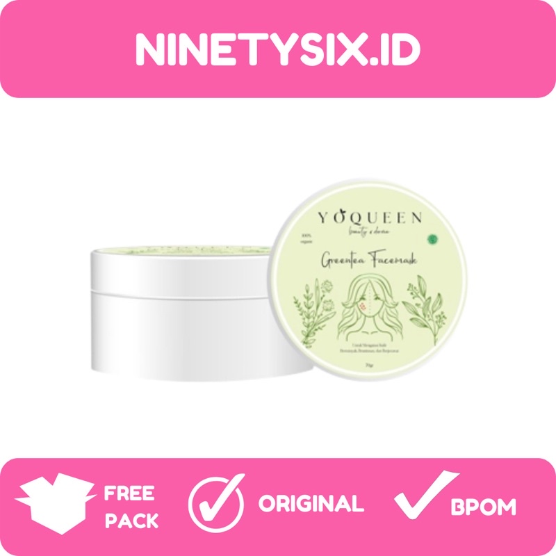 Masker Organik Green Tea by Yoqueen Beauty