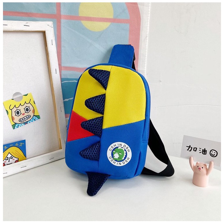 HappyOliver TREX WORLD SLINGBAG tas import anak resleting tas slempang anak laki perempuan