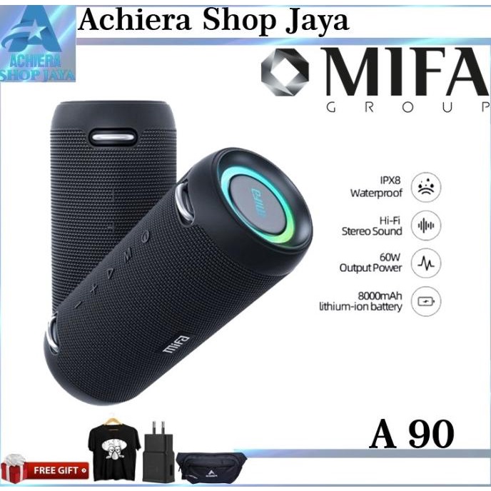 MiFa A90 Bluetooth Speaker 60W Stereo IPX8 Wireless Portable Original