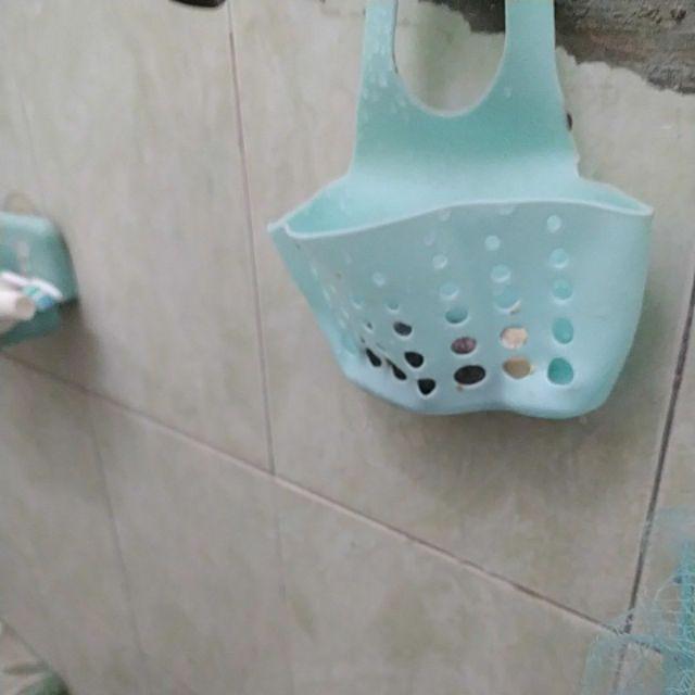 Gantungan Kran Tempat Sabun Sikat Spons Di Wastafel Dapur Multifungsi Cuci Piring