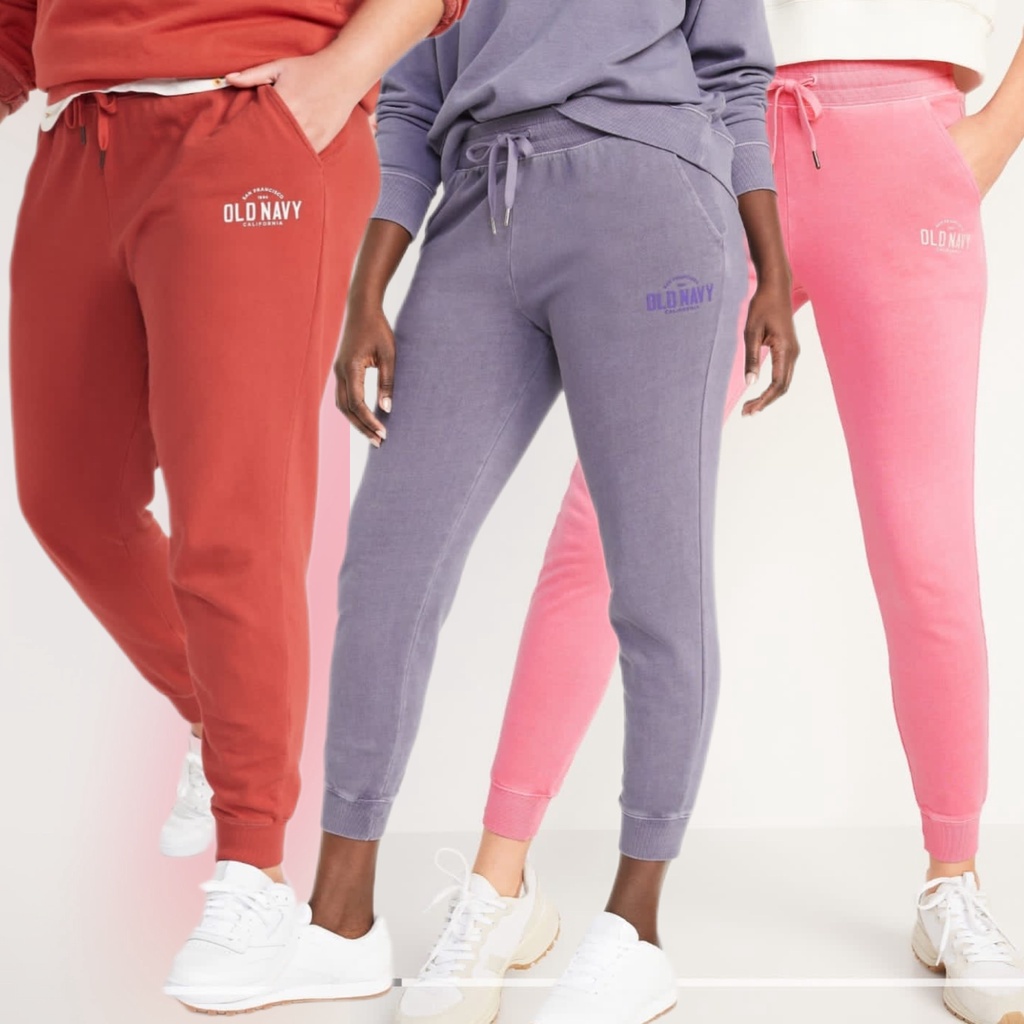 Old navy mid-rise logo graphic sweatpants for women(Logo random)