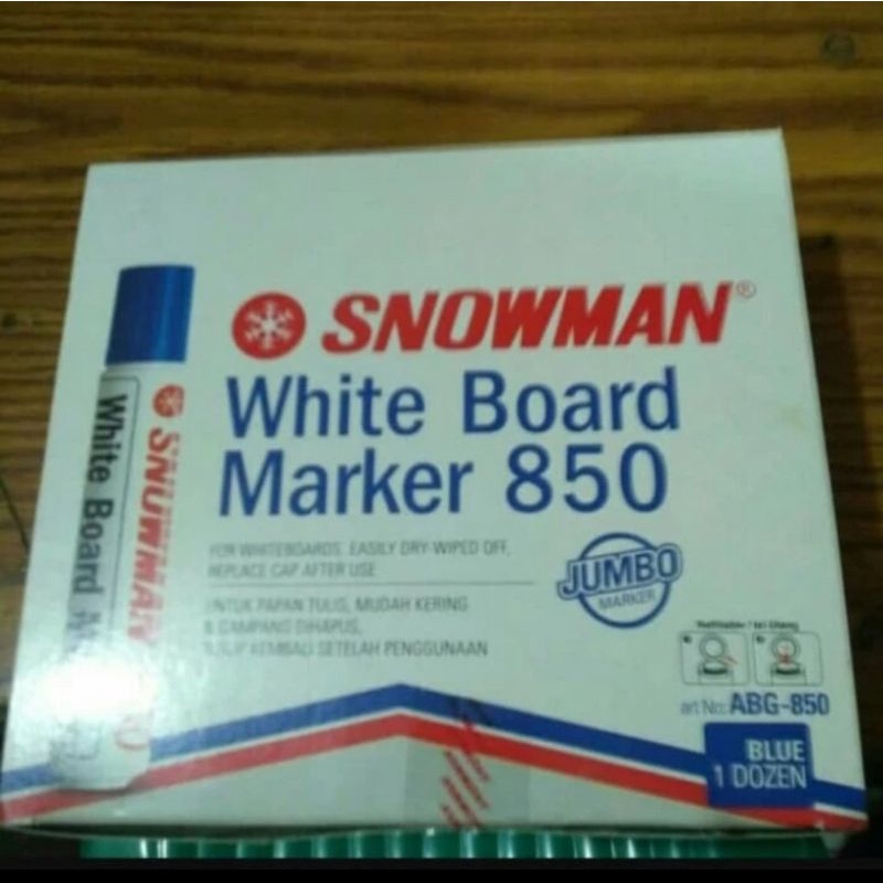 

spidol.jumbo.snowman 850.white board marker.