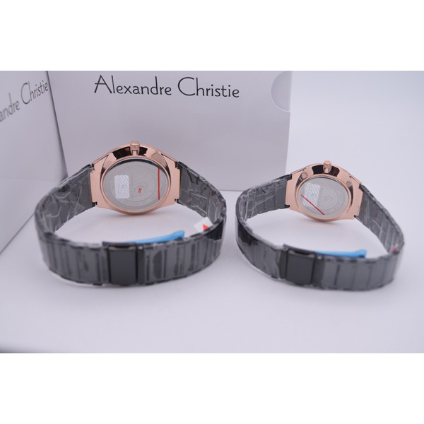 Alexandre Christie Ac 8538 Rose Gold Black Original