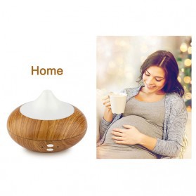 FUNHO Aromatherapy Air Humidifier Wood 210ml with LED RGB - AJ-507 - Wooden