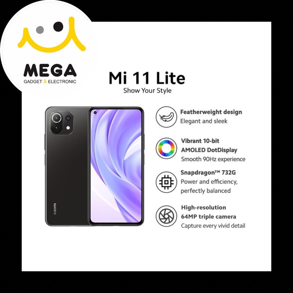 Xiaomi Mi 11 Lite 6GB + 64GB Garansi Resmi Xiaomi Indonesia