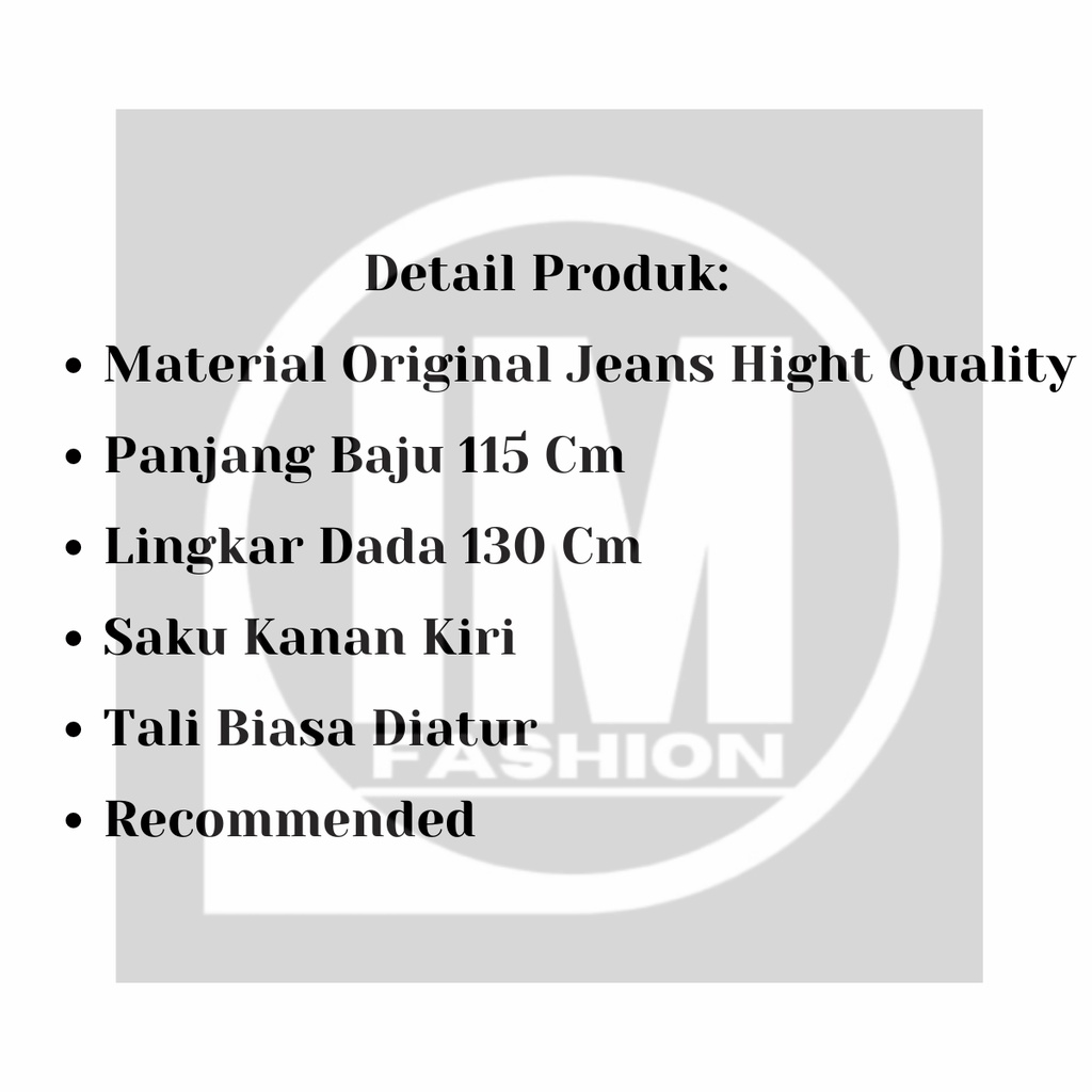 Overall Jeans Jumbo / Overall Wanita Jumbo