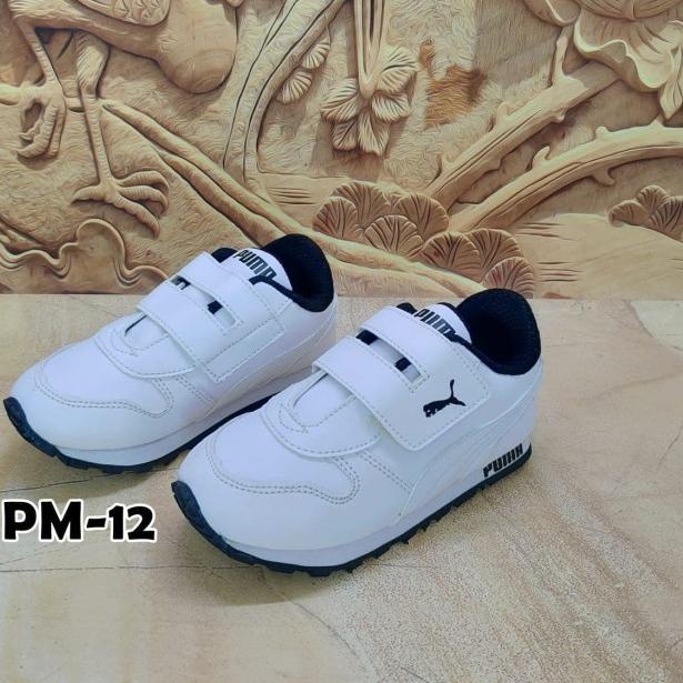 ☼ Sepatu Anak Laki Laki Perempuan Full Putih Usia 1 2 3 4 5 6 7 Tahun Sepatu Anak Cewek Cowok ✦