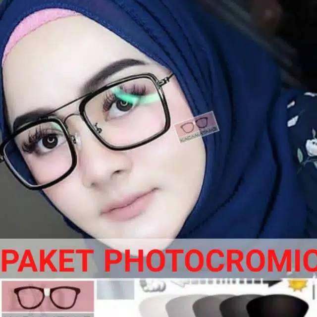 kacamata lensa photocromic antiradiasi boleh pilih yang blueray bisa normal minus plus cilinder tergantung permintaan sampai minus 5 cyl 2 harga masih sama tulis saja pesanan kaka di catatan saat order free box lap cairan pembersih 16006 size 51-18-140