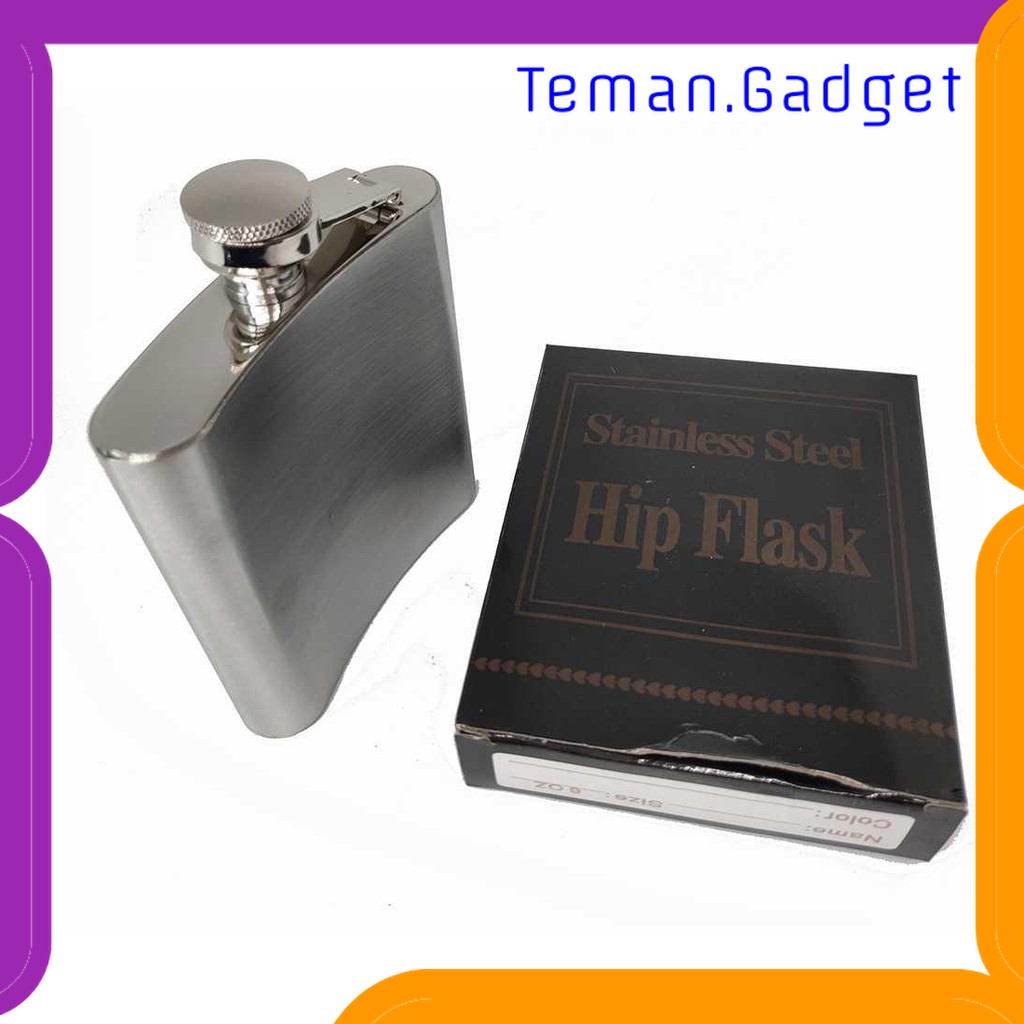 TC-PD083 JIM BEAM BOTOL MINUM WINE WHISKEY HIP FLASK 7OZ - F0212