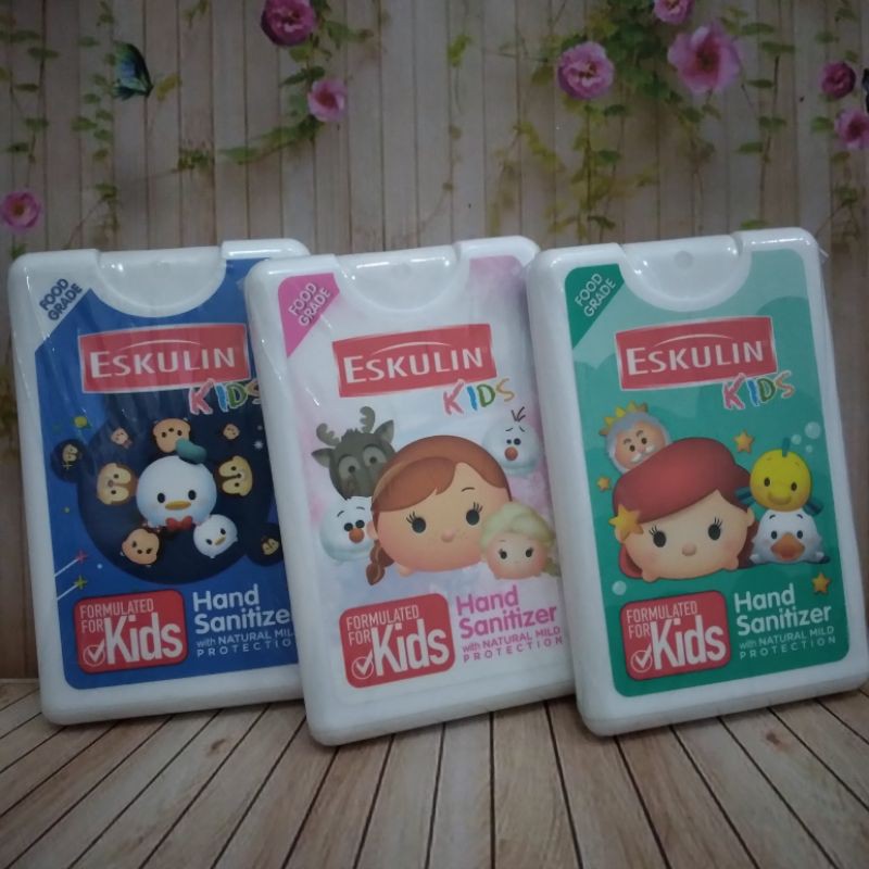 Eskulin Kids hand sanitizer tsum tsum