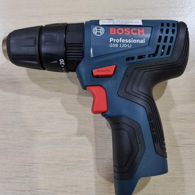 Bosch Bor Cordless Gsb 120-Li (Hanya Mesin Bor) Termurah