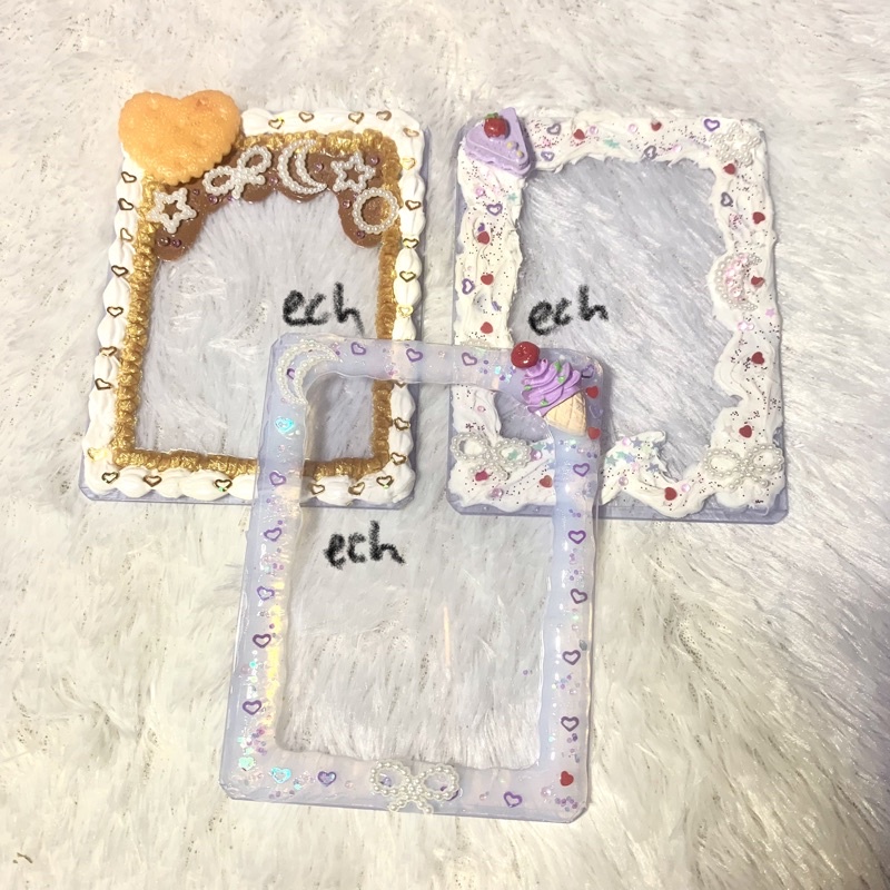 toploader photocard deco cream