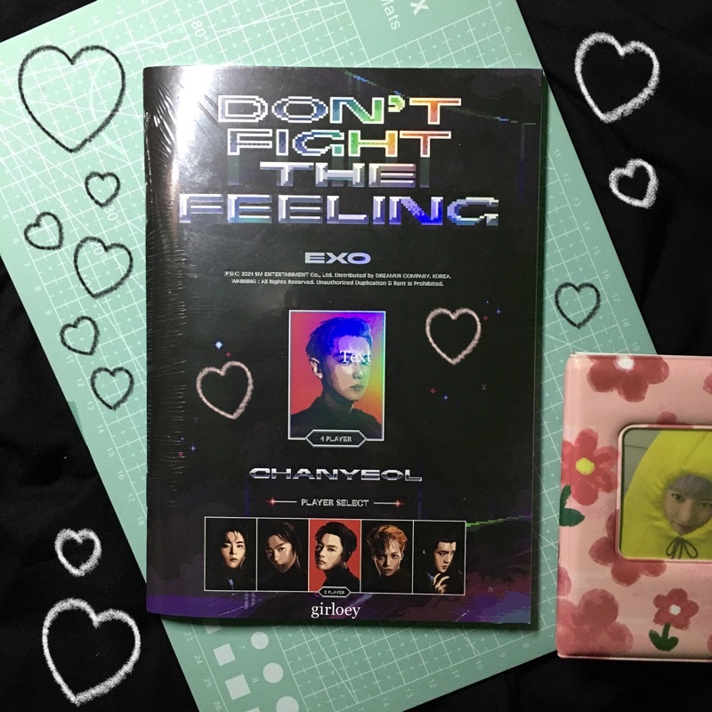 (sealed + rolled poster) exo expansion don’t fight the feeling / dftf - chanyeol ver.