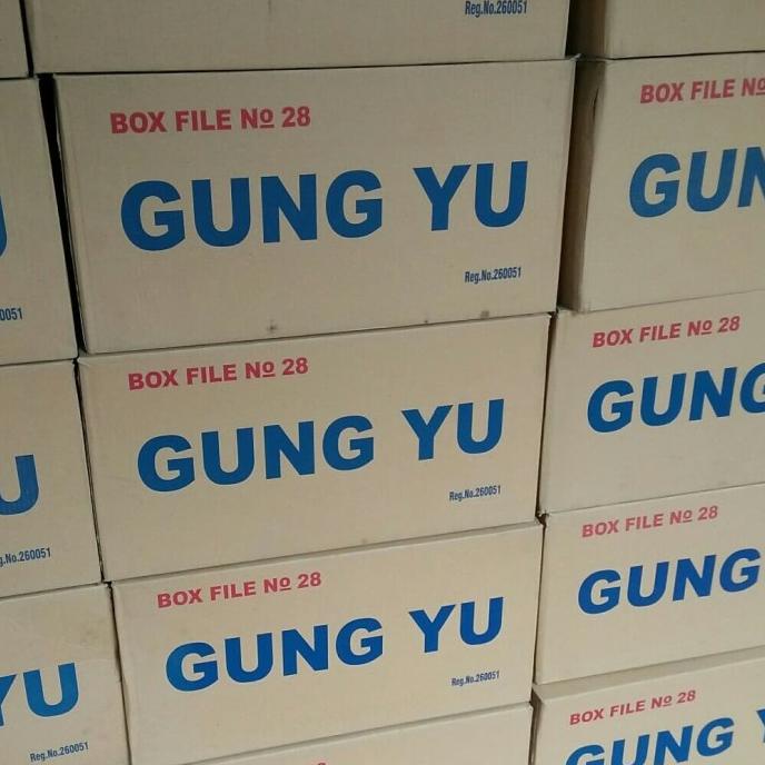 

Office & Stationery | Document Organizer | Gung Yu Box File No 28 Isi 12 Pcs | Best Seller