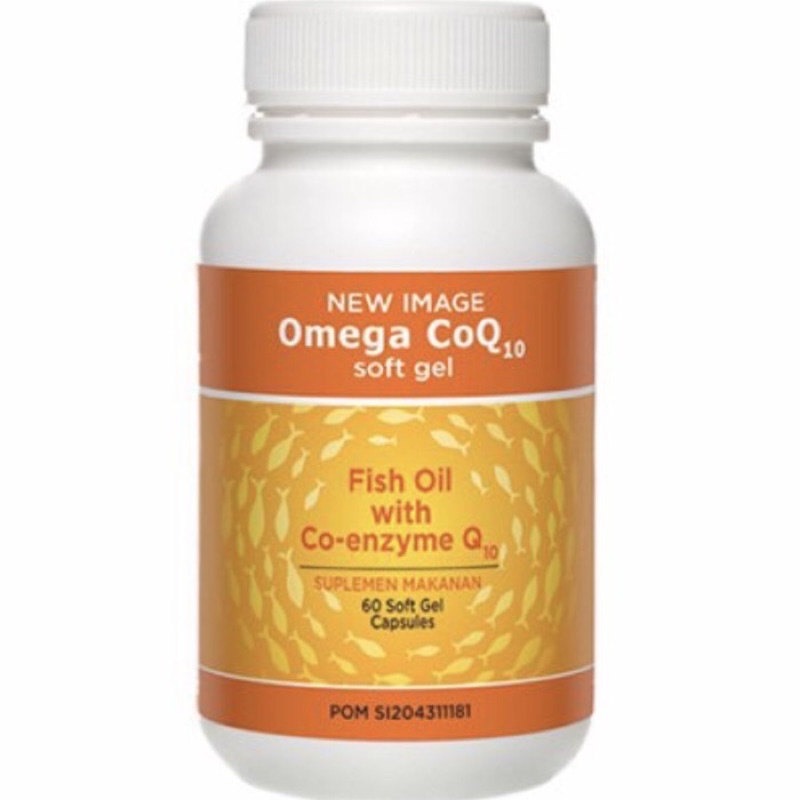 OMEGA COQ10 fish oil co enzyme Q10 60 soft gel