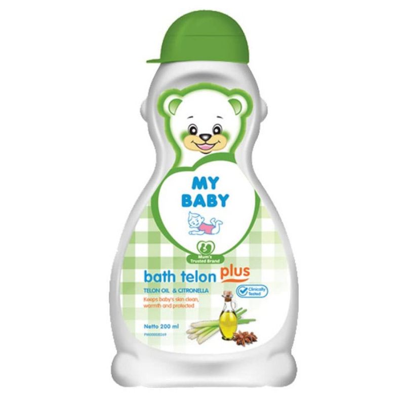 My Baby Bath Telon Plus 200Ml / Sabun Mandi Bayi