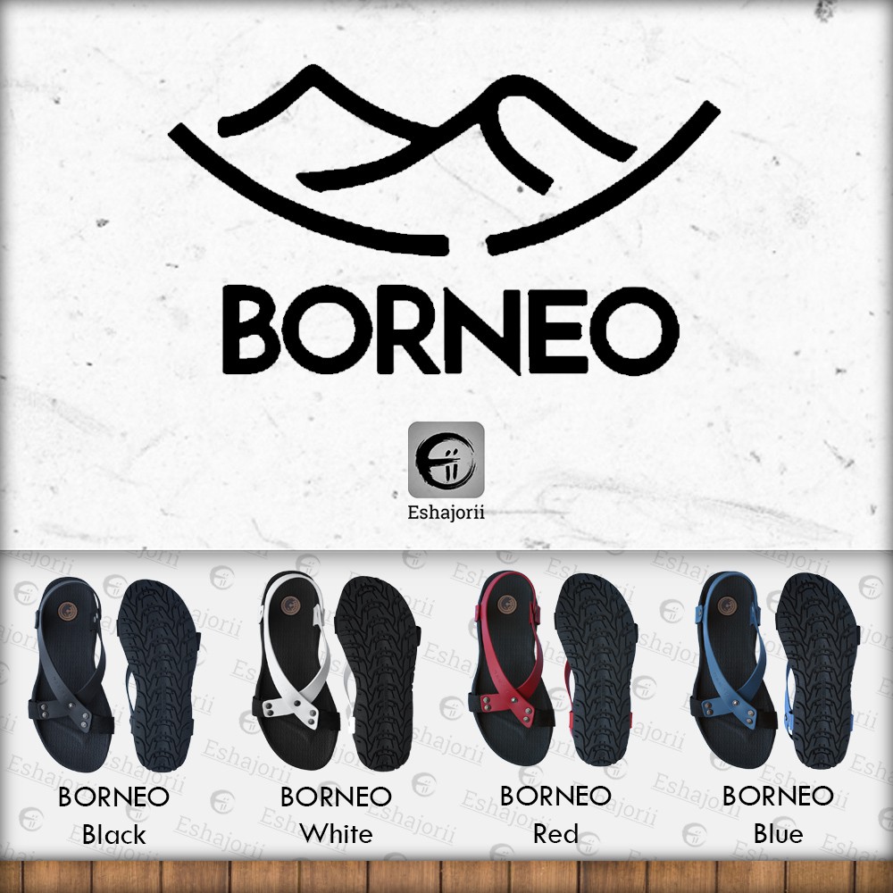 CAMOU - Borneo - Sandal Gunung Sandal Tali Pria Anti Slip