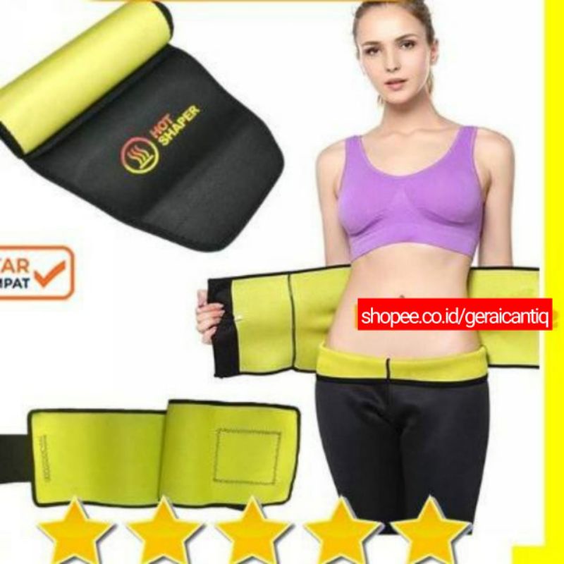 HOT SHAPER WAIST MEN BELT UNISEX KORSET PEREKAT PEMBAKAR LEMAK PENGECIL PERUT BUNCIT ORIGINAL