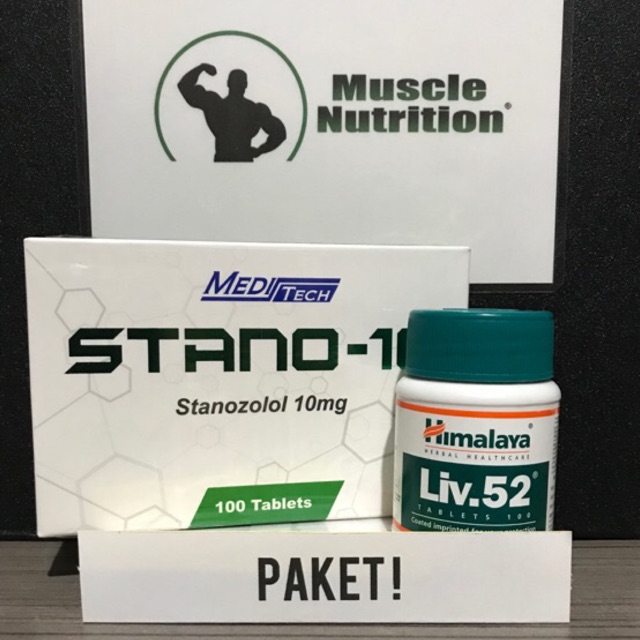 Paketan Meditech Stano-10 / Stanozolol 10mg + Himalaya Liv.52 100tabs