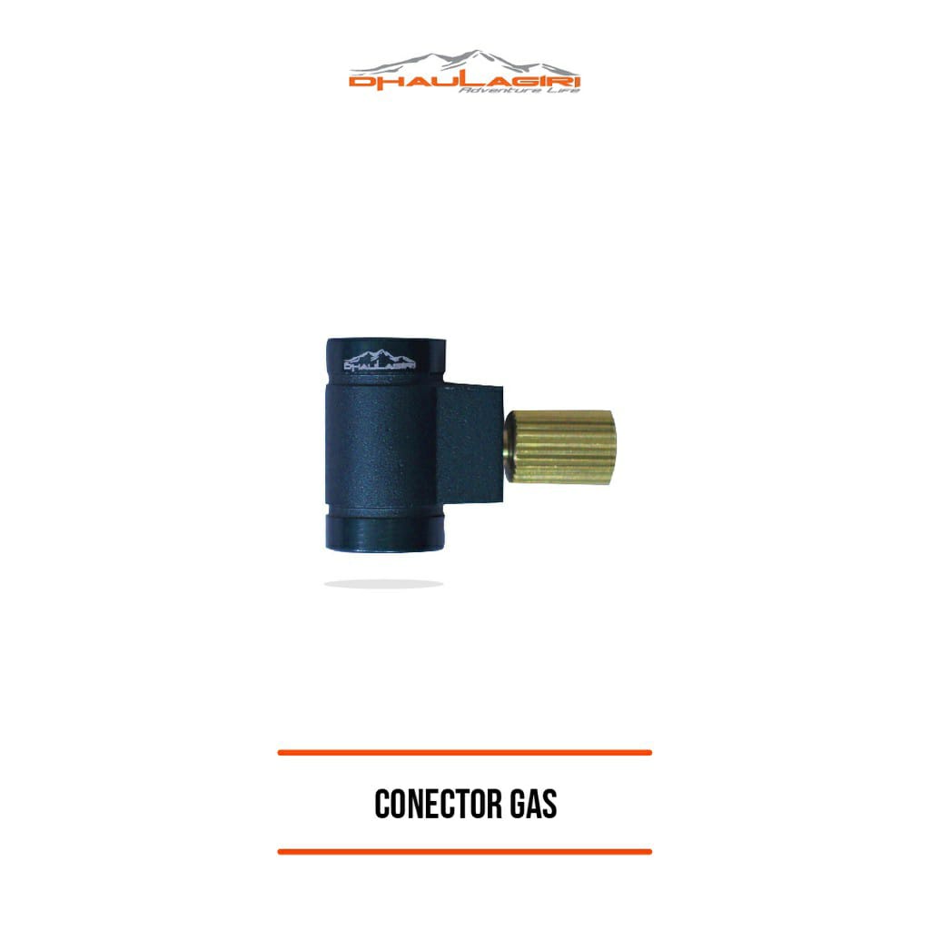 Bisa (COD) Paket Tabung Gas Canister 220 gram Dhaulagiri + Konektor - Connector DHaulagiri