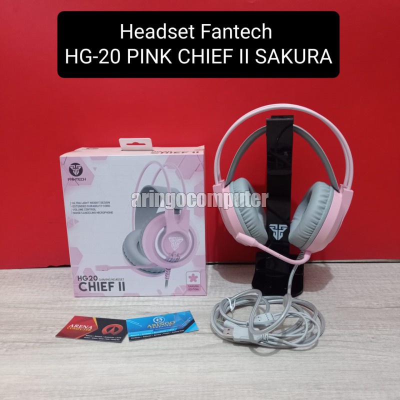 Headset Fantech HG-20 PINK