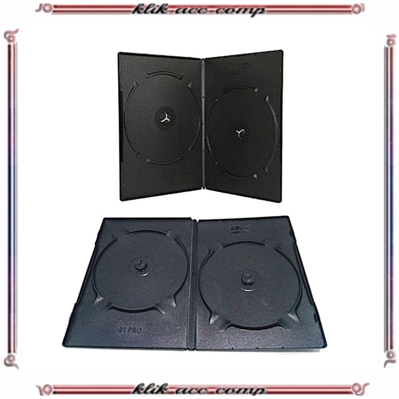 DVD Box 9mm Double GT-PRO hitam