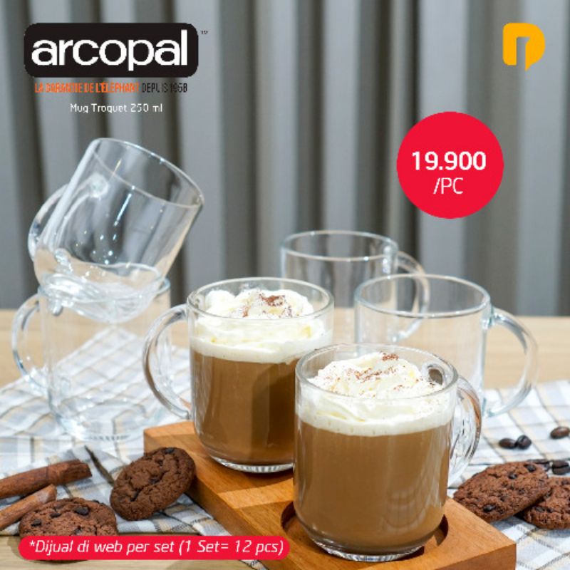 Arcolap Mug, mug tahan panas