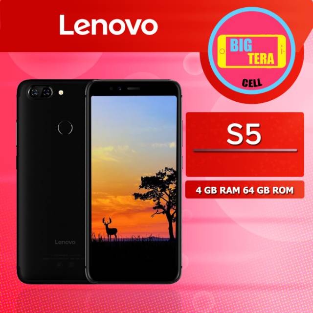 Lenovo S5 - RAM 4GB ROM 64GB - Garansi Distributor