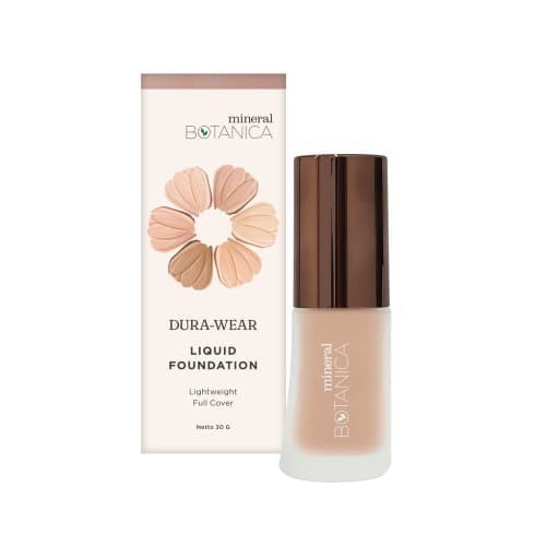 Mineral Botanica Dura Wear Liquid Foundation Lightweight Full -BPOM