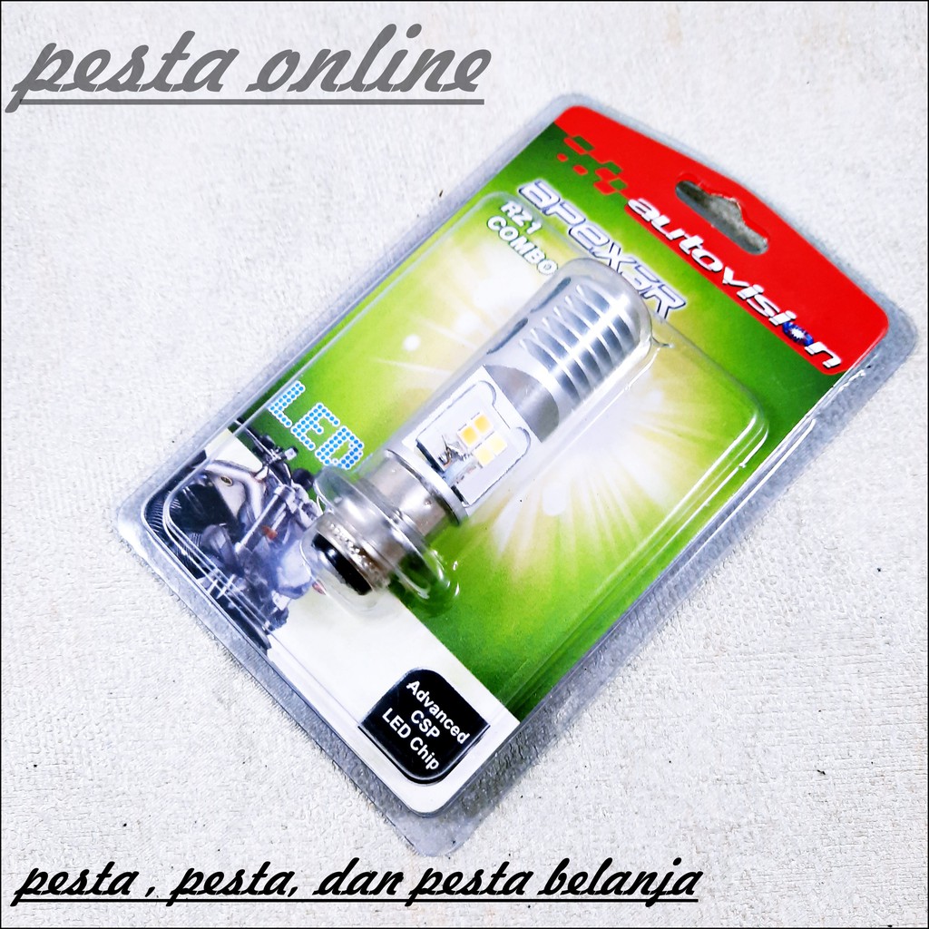 Lampu LED Autovision Socket H6 Universal